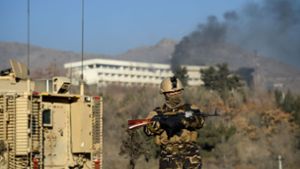 Bei einem Angriff auf eines der größten Hotels in der afghanischen Hauptstadt Kabul sind 14 Ausländer und vier Afghanen getötet worden. Foto: AFP