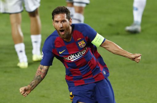 Ein Grund zur Freude: Lionel Messi ist in FIFA 21 der beste Spieler im Spiel. Foto: dpa/Joan Monfort