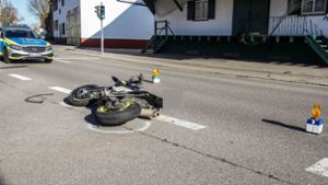 Eine Motorradfahrerin wurde in Oberjettingen schwer verletzt. Foto: SDMG/ Dettenmeyer