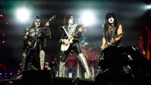 In New York das letzte Mal leibhaftig auf der Bühne: Kiss Foto: IMAGO/USA TODAY Network/Michelle Pemberton/IndyStar