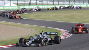 Mit dem Sieg von Valtteri Bottas beim Grand Prix in Japan holt sich Mercedes den sechsten Konstrukteurstitel. Foto: dpa/Toru Takahashi