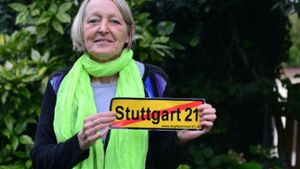 Claudia Moosmann von der Initiative Lebenswertes L.-E. will weiter gegen Stuttgart 21 kämpfen – mindestens bis zur Planfeststellung auf dem Filderabschnitt. Foto: Norbert J. Leven