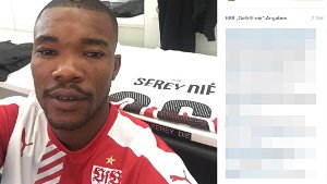 Geoffroy Serey Dié zeigt sich auf Instagram schon wieder im Dress des VfB Stuttgart.  Foto: https://instagram.com/sereydie/