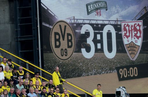 Für den VfB Stuttgart gab es in Dortmund nichts zu holen. Foto: Bongarts