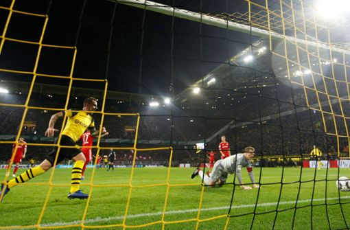 Das bislang letzte Aufeinandertreffen zwischen Borussia Dortmund und dem FC Bayern gewann der BVB in der Hinrunde dieser Saison. Foto: dpa