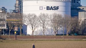 Die BASF beliefert ab sofort Krankenhäuser mit Desinfektionsmittel. Foto: AFP/UWE ANSPACH