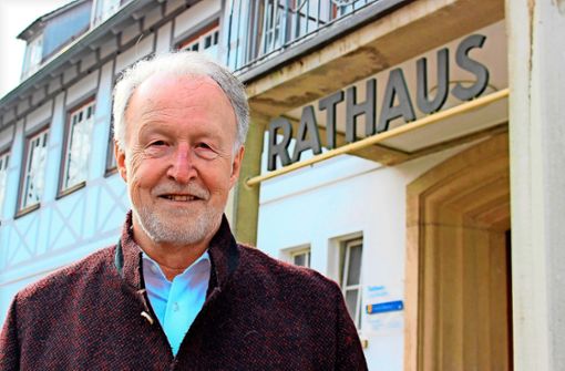 Roland Klenk wird im kommenden Frühjahr seinen Schlüssel zum Rathaus in Leinfelden abgeben. Foto: Caroline Holowiecki