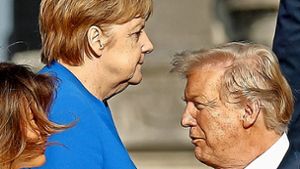 Der Streit um die neue Pipeline belastet das Verhältnis von Merkel und Trump. Foto: AP