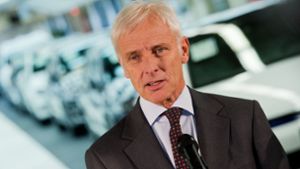 VW-Chef Matthias Müller appelliert an die gesamte Autoindustrie, die Elektromobilität gemeinsam anzugehen. Foto: dpa
