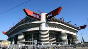 Legendärer Fußballtempel: Das Giuseppe-Meazza-Stadion von Mailand Foto: imago