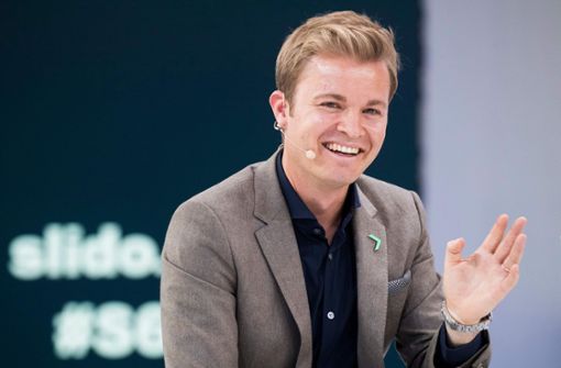 Nico Rosberg nahm die Unterbrechung mit Humor Foto: AFP