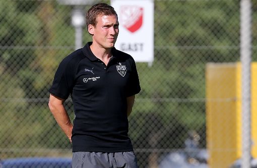 VfB-Trainer Hannes Wolf. Foto: Pressefoto Baumann