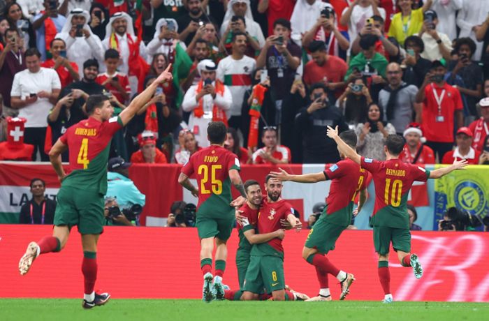 Achtelfinale der WM 2022 in Katar: Portugal mit Reservist Ronaldo fegt die Schweiz vom Platz