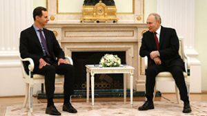 Diktatoren unter sich: Assad (links) und Putin vor einem Jahr im Moskauer Kreml Foto: imago