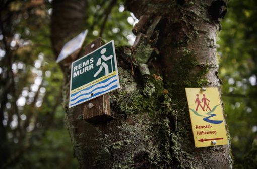 Preiswürdig: Die Wegwarte des Albvereins sorgen für die Wanderwegmarkierungen. Foto: Gottfried Stoppel