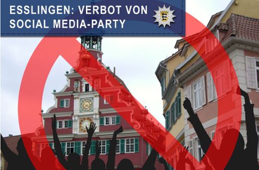 Die Stadt Esslingen will Polizeieinsätzen vorbeugen und hat eine Party verboten. Foto: Polizeipräsidium Reutlingen