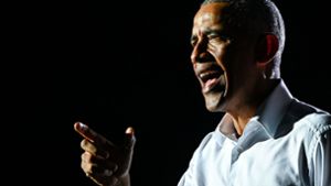 Barack Obama redet über die aktuellen Entwicklungen in den USA. Foto: AFP/CHANDAN KHANNA