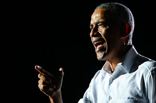 Barack Obama redet über die aktuellen Entwicklungen in den USA. Foto: AFP/CHANDAN KHANNA