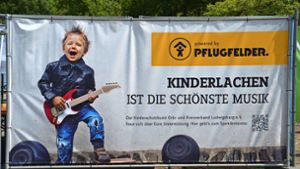 Mit diesem Plakat wirbt Pflugfelder bei Kornwestheim rockt. Foto: Werner Waldner
