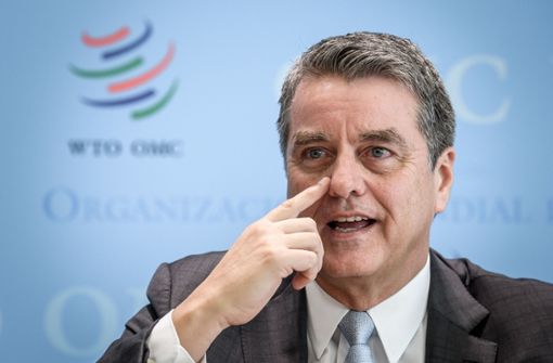 Roberto Azevedo will angeblich von seinem Amt als Chef der Welthandelsorganisation zurücktreten. (Archivbild) Foto: AFP/FABRICE COFFRINI