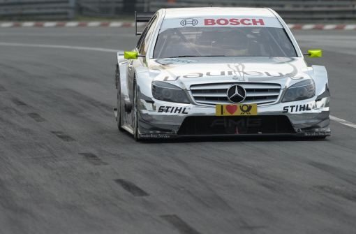 Immer voll auf dem Gaspedal: Ralf Schumacher geht im Mercedes in seine vierte Saison im Deutschen Tourenwagen-Masters – und der ehemalige Formel-1-Pilot hat viel vor. Foto: dpa