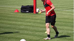 Verletzungsbedingt konnte Marcel Sökler zu Saisonbeginn nur trainieren – jetzt ist der Torjäger topfit und kann dem VfB Stuttgart II helfen. Foto: Baumann