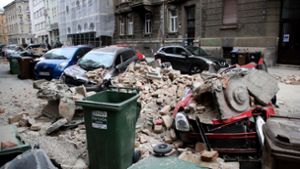 Es war das schwerste Erdbeben in Kroatien seit 140 Jahren. Foto: AFP/DAMIR SENCAR