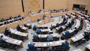 Derzeit hat der Landtag in Baden-Württemberg 154 Mitglieder. (Archivbild) Foto: dpa/Bernd Weißbrod
