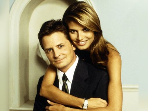 Heidi Klum spielte in der Fernsehserie Chaos City 1999 sich selbst als Freundin der Hauptfigur, die Michael J. Fox verkörperte. Foto: imago images/Everett Collection
