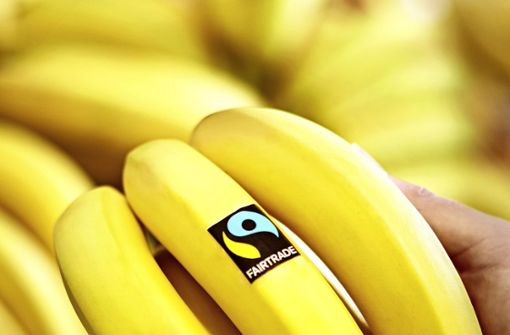 Eine Aktion zur Fairtrade Town: Die  Bananenwette Foto: TransFair e.V./Gerhard Wasserbauer