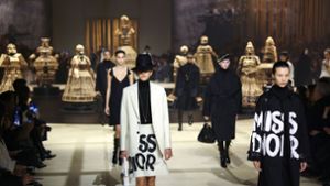 Ein Statement: die neuen Kreationen von Dior. Foto: Vianney Le Caer/Invision/AP