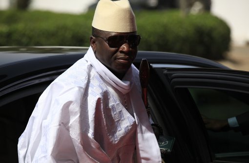 Hat eine Klima der Angst geschaffen: Gambias Präsident Jammeh. Foto: AP