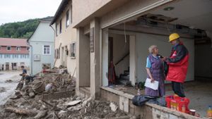 Vor allem in Braunsbach sind viele Häuser beschädigt. Foto: dpa
