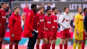 Dem 1. FC Köln droht zum siebten Mal binnen der vergangenen 26 Jahre der Bundesliga-Abstieg. Foto: Marius Becker/dpa