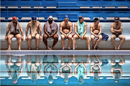 Absurd oder nicht: Die tragikomischen Synchronschwimmer  in „Ein Becken voller Männer“ sorgen für manchen Lacher Foto: Studiocanal GmbH / Mika Cotellon