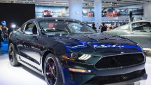Traum junger und reifer Männer: Ford Mustang Bullitt auf der  Detroit Auto Show Foto: dpa