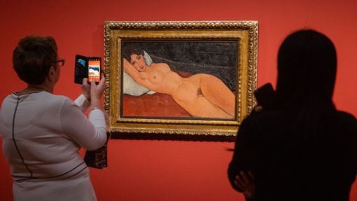Die Schau „Modigliani – Moderne Blicke“ präsentiert auch Akte. Foto: Lichtgut/Christoph Schmidt