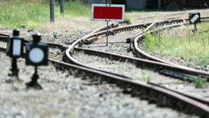 Die Deutsche Bahn hat über 5400 Kilometer Schienennetz stillgelegt Foto: dpa