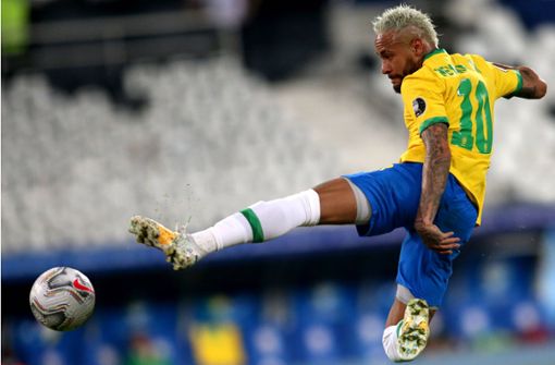 Voller Einsatz: Brasiliens Nummer 10 Neymar Foto: imago/MB Media Solutions