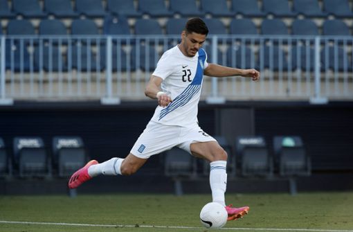 Konstantinos Mavropanos vom VfB Stuttgart hat sein nächstes Länderspiel für Griechenland absolviert. Foto: imago images/Jose Breton