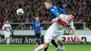 Der VfB Stuttgart hat gegen Arminia Bielefeld 1:1 gespielt. Unsere Redaktion hat die Leistungen der einzelnen VfB-Akteure wie folgt bewertet. Foto: dpa/Sebastian Gollnow