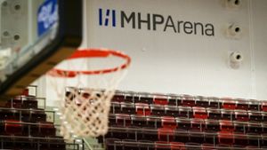 Der Schriftzug kann bleiben: Auch kommende Saison wird in der MHP-Arena in Ludwigsburg Basketball gespielt. Foto: factum/Simon Granville