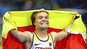 Ganz großer Sport: Niko Kappel feiert seinen Sieg in Rio Foto: Baumann