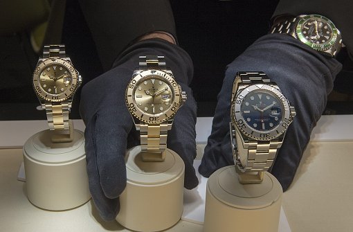 Das Objekt der Begierde des Angeklagten: Rolex-Uhren. Foto: dpa