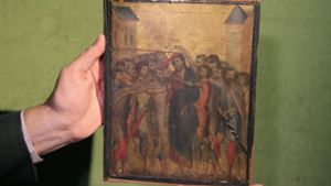 „Der verspottete Jesus“ des florentinischen Meisters Cimabue Foto: AP/Michel Euler
