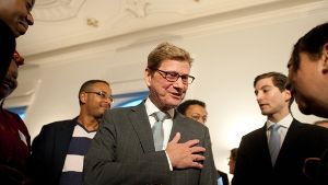 Guido Westerwelle nahm am Donnerstag in Berlin an einem Empfang seiner „Westerwelle Foundation“ teil. Foto: dpa