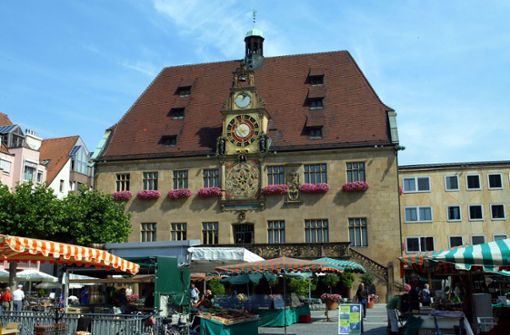 Im Rathaus Heilbronn ist am Dienstagmorgen eine Bombendrohung eingegangen (Archivbild). Foto: dpa