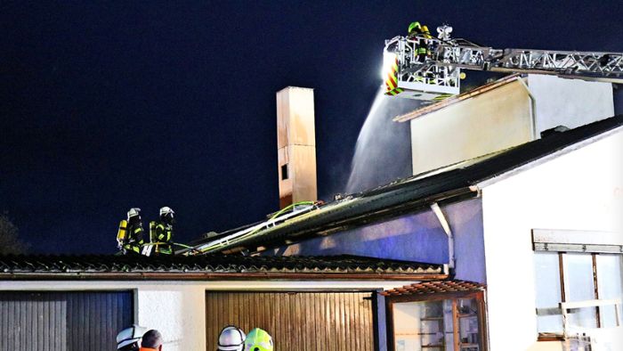 Brand in Schreinerei: Etwa 100 000 Euro Schaden in Alfdorf