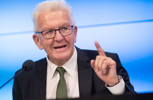 Ministerpräsident Winfried Kretschmann: Rassismus-Studie? Nein, danke! Foto: dpa/Sebastian Gollnow