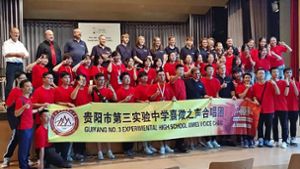 China zu Gast in Hemmingen: Ungefähr 230 Musikerinnen und Musiker kommen im Juli  im Rahmen der internationalen Musikbegegnungen ins Strohgäu, etwa aus Guiyang. Foto: privat